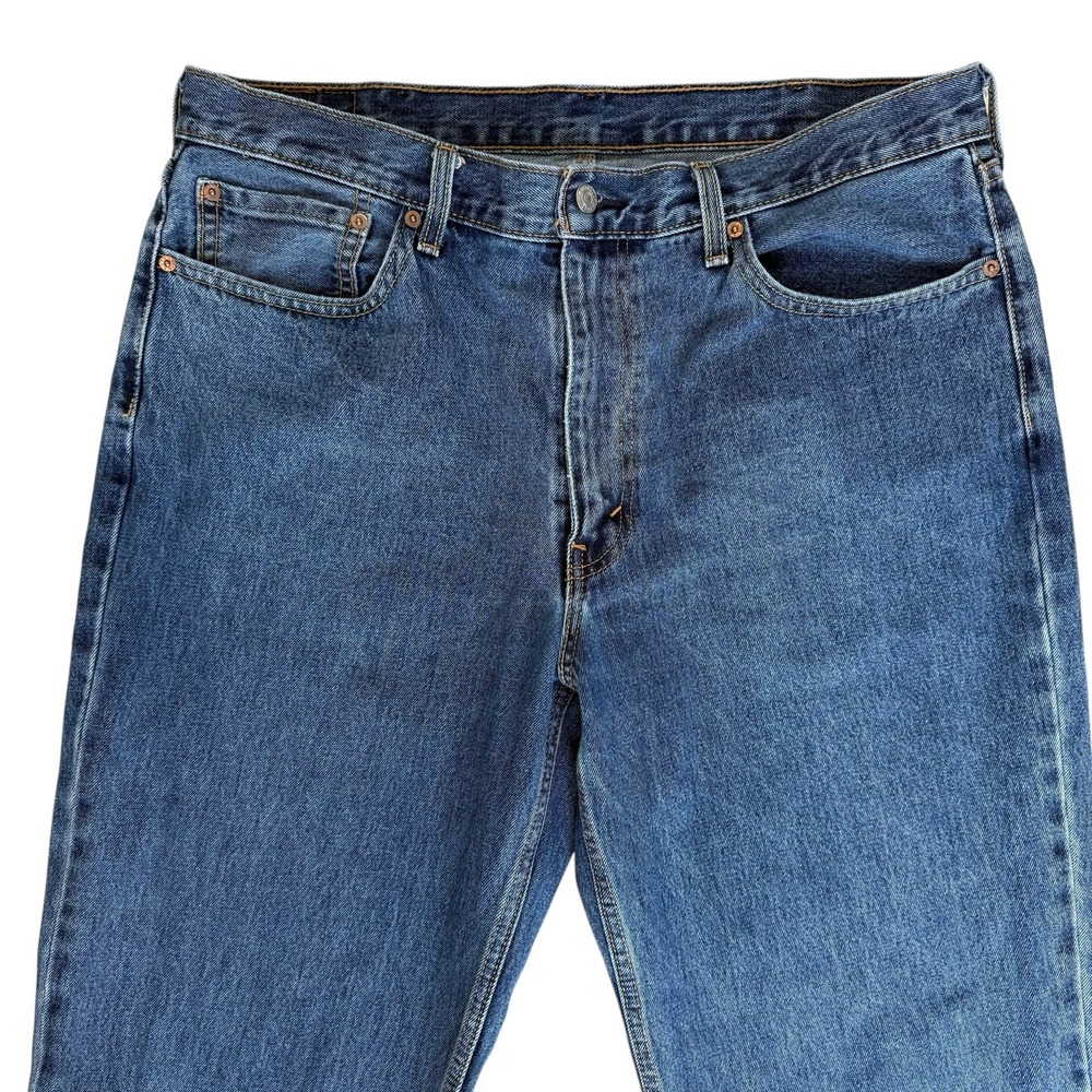 Levi's 550 Relaxed Fit Blue Jeans Men's 38 x 34 Blue Denim Normcore Dad Casual - Picture 2 of 12
